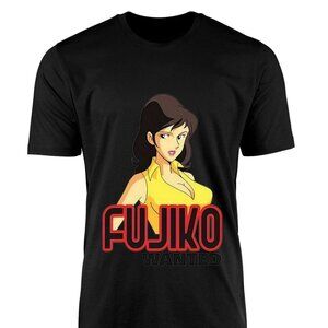 Fujiko Mine Men's T-Shirt Cotton Tee Round Neck Short Sleeve Summer T Shirts